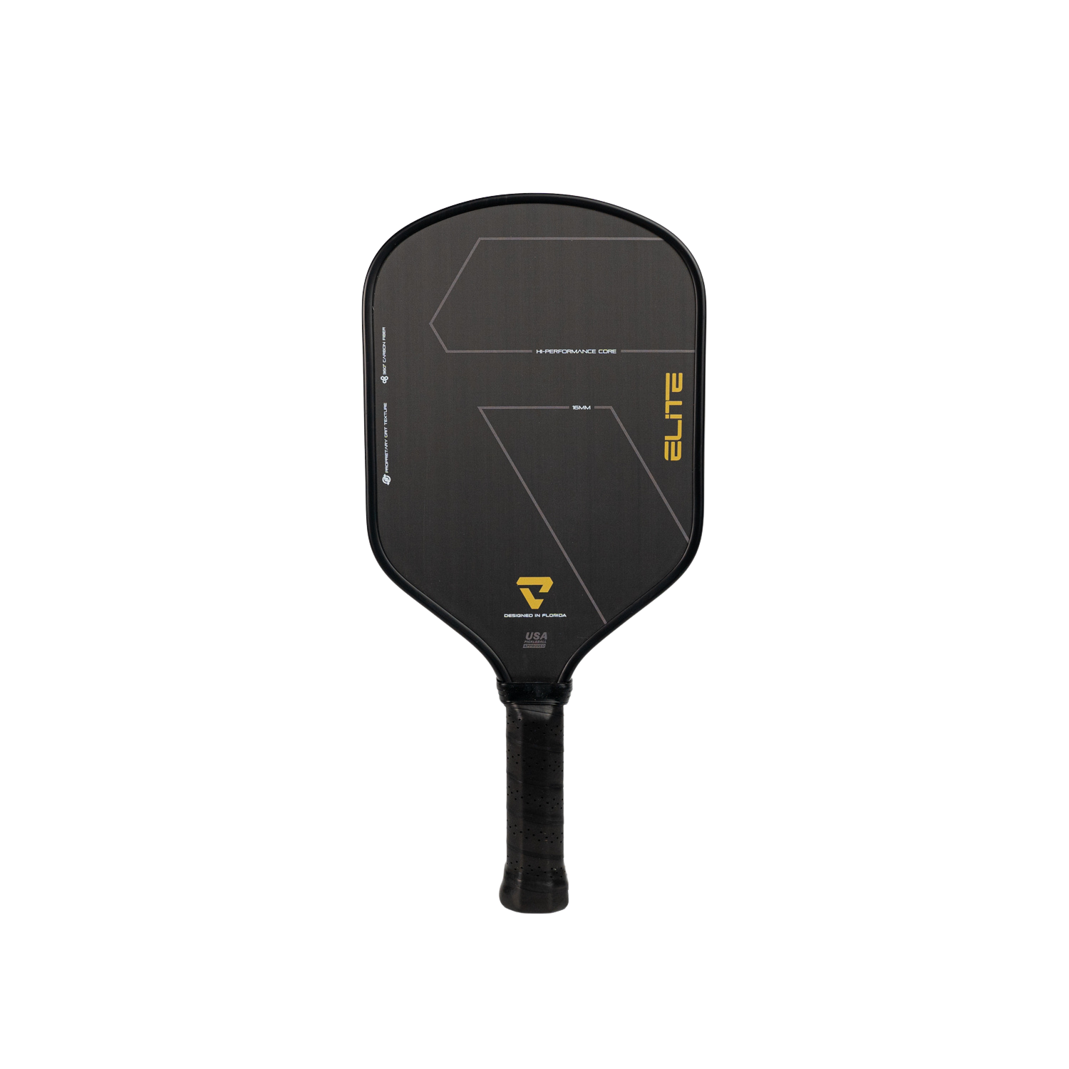 ELITE Thermoformed Pro Carbon Fiber Pickleball Paddle (with Cover)