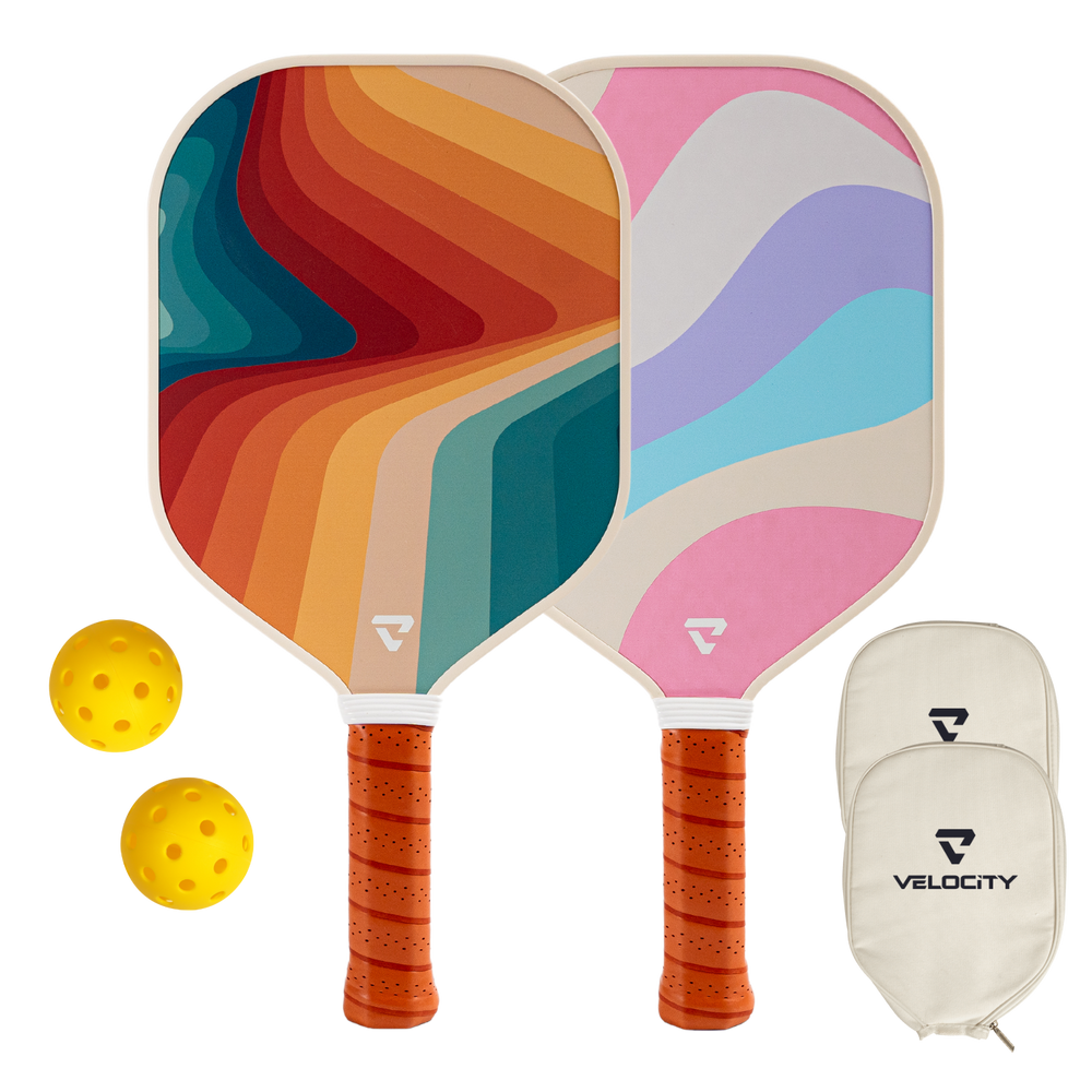 Cute Pickleball Paddles Set - Lightweight Pickleball Racquets