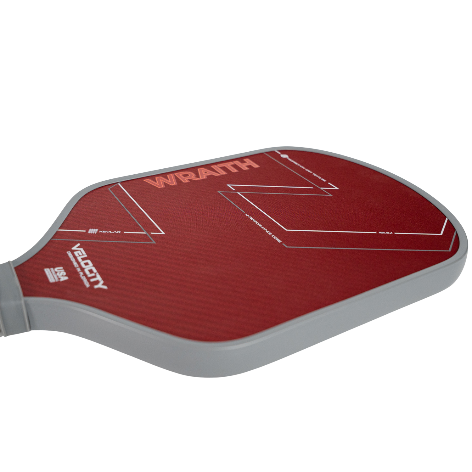 WRAITH DuPont™ Kevlar Pickleball Paddle // GREY (with Cover)