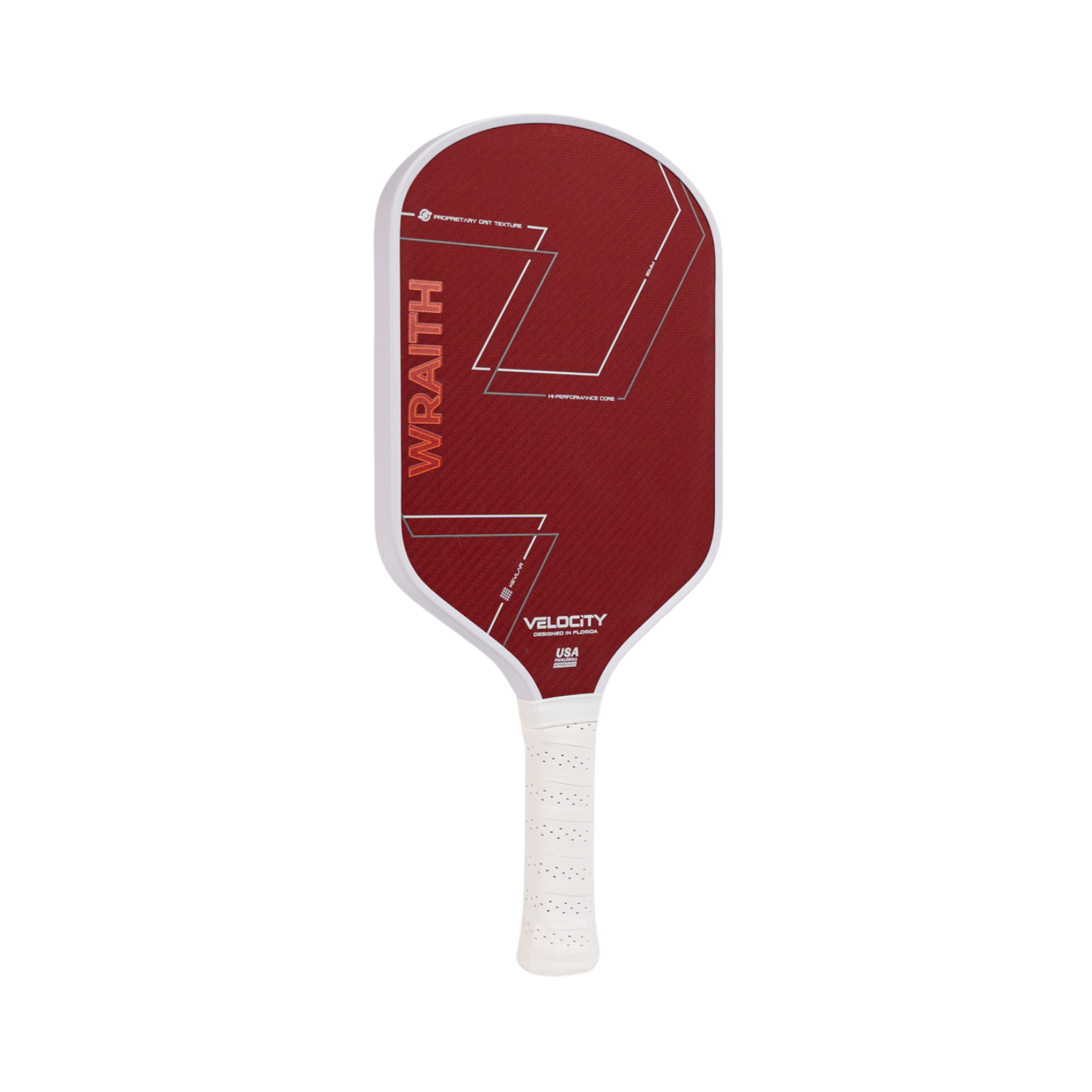 WRAITH DuPont™ Kevlar Pickleball Paddle // WHITE (with Cover)